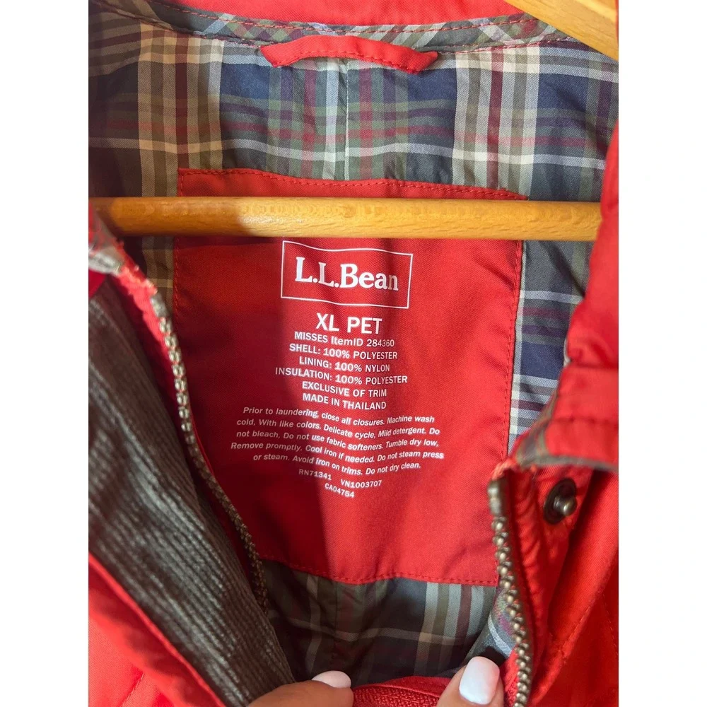 L.L. Bean bean quilted